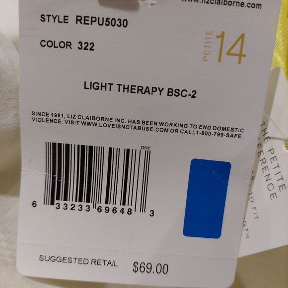 Liz Claiborne Women's Size 14 Petite Skirt Abstract Print Wine Glasses Wearable - Picture 4 of 7